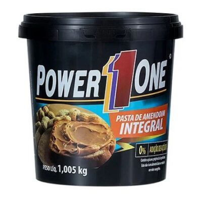 PASTA DE AMENDOIM INTEGRAL 500GR - POWER ONE