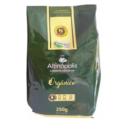 CAFE TORRADO E MOIDO ORGANICO 250G ALTINOPOLIS