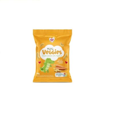 SNACK ASSADO GRAO DE BICO E CENOURA 18G MINI VEGGIES