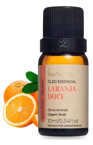 OLEO ESSENCIAL LARANJA DOCE 10ML VIA AROMA