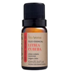 OLEO ESSENCIAL LITSEA CUBEBA 10 ML VIA AROMA